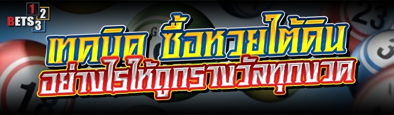 เทคนิค ซื้อหวยใต้ดิน อย่างไรให้ถูกรางวัลทุกงวด